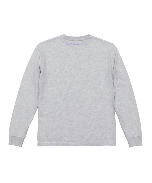 GOOD SAUNA VIBES L/S Tee 6.2oz アッシュ ABiL