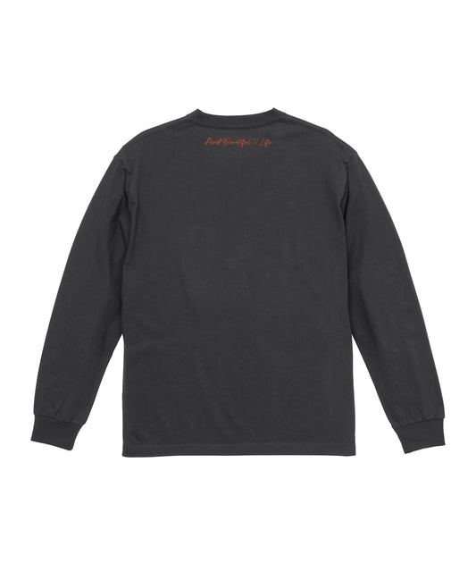 GOOD SAUNA VIBES L/S Tee 6.2oz スミ - ABiL.SHOP