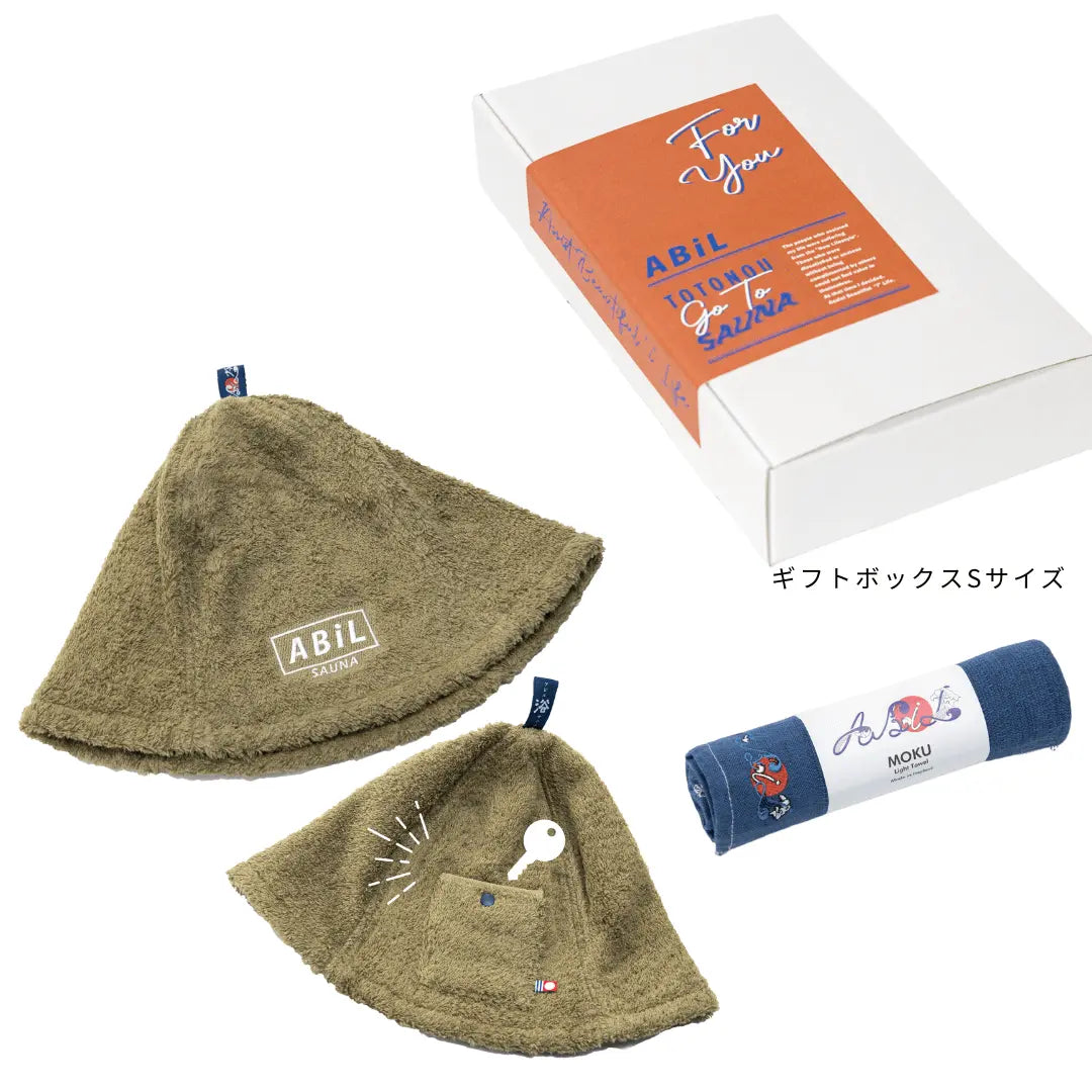 ABiL Sauna Gift-S サウナハット1+MOKUタオル1 ABiL