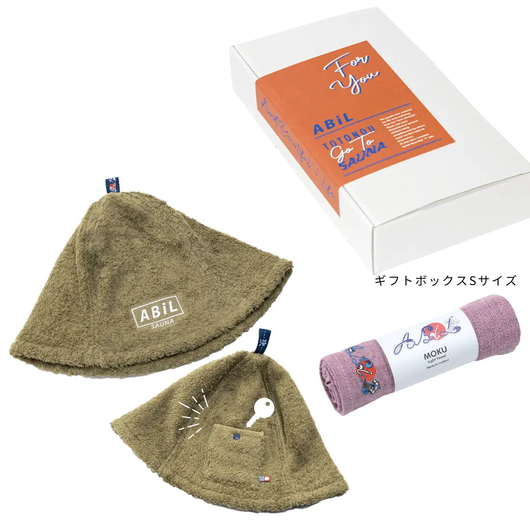 ABiL Sauna Gift-S サウナハット1+MOKUタオル1 ABiL