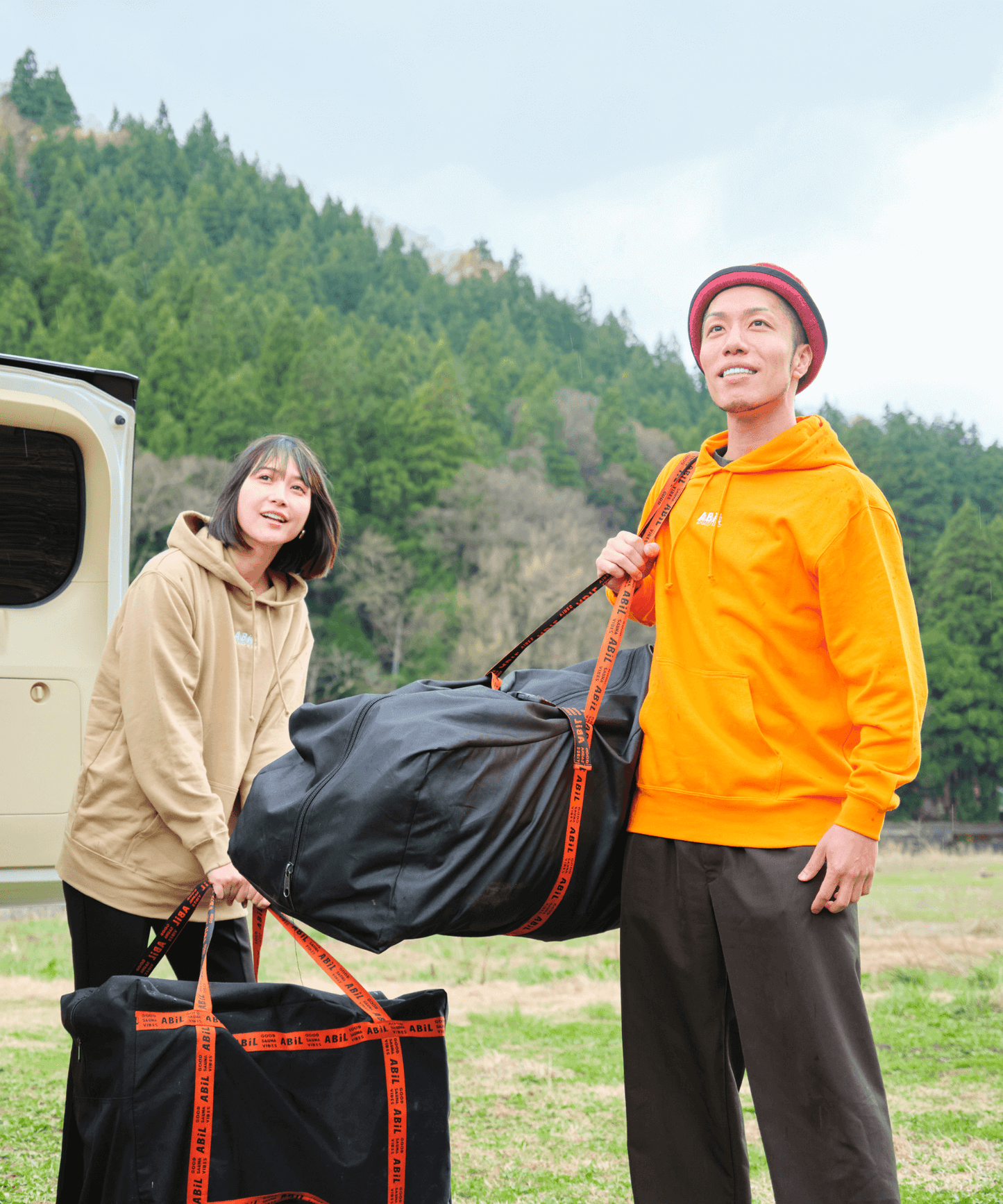 【10/3(金) 20:00 発売開始】ABiL Logo Parker - Stitched 10oz / スミ
