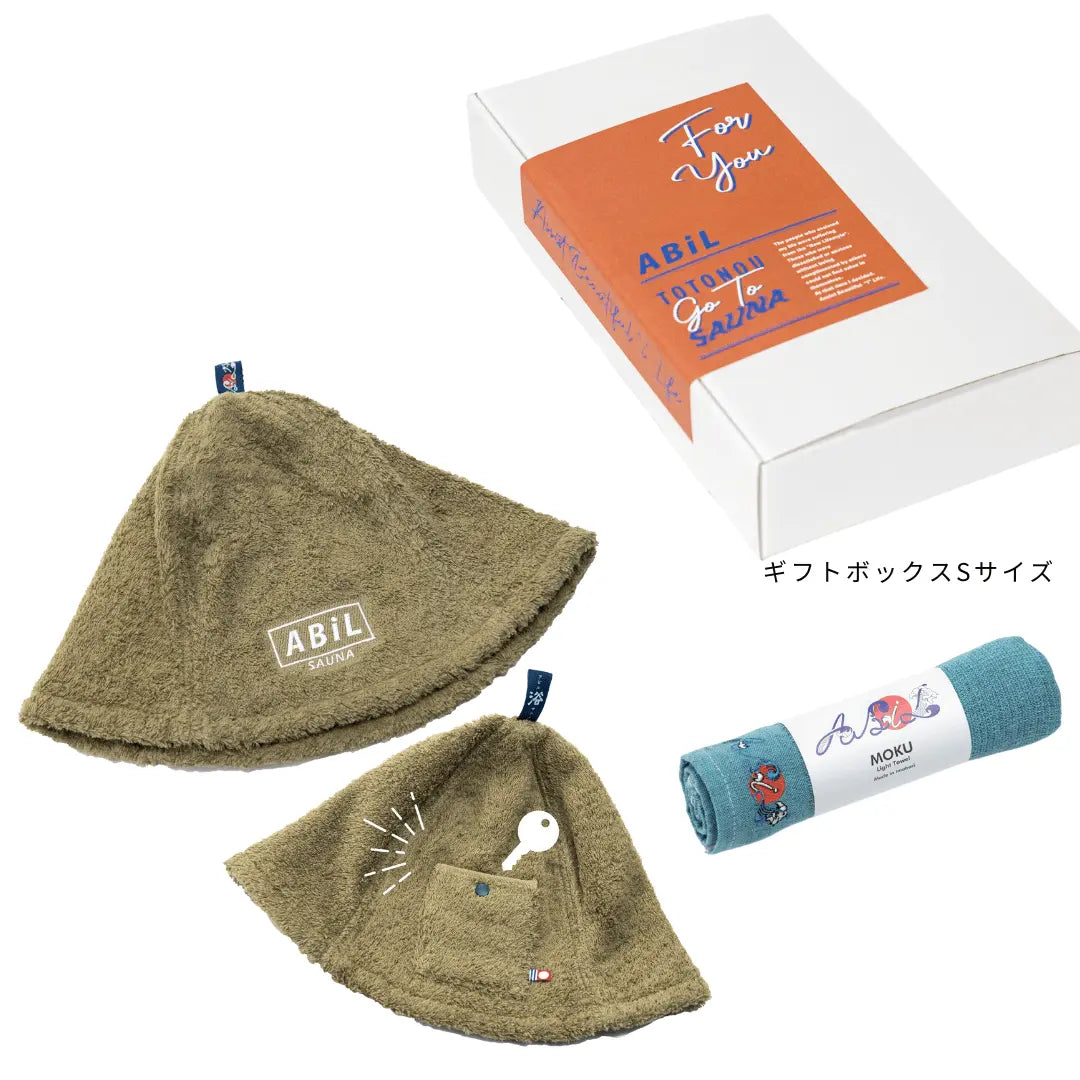 ABiL Sauna Gift-S サウナハット1+MOKUタオル1 ABiL
