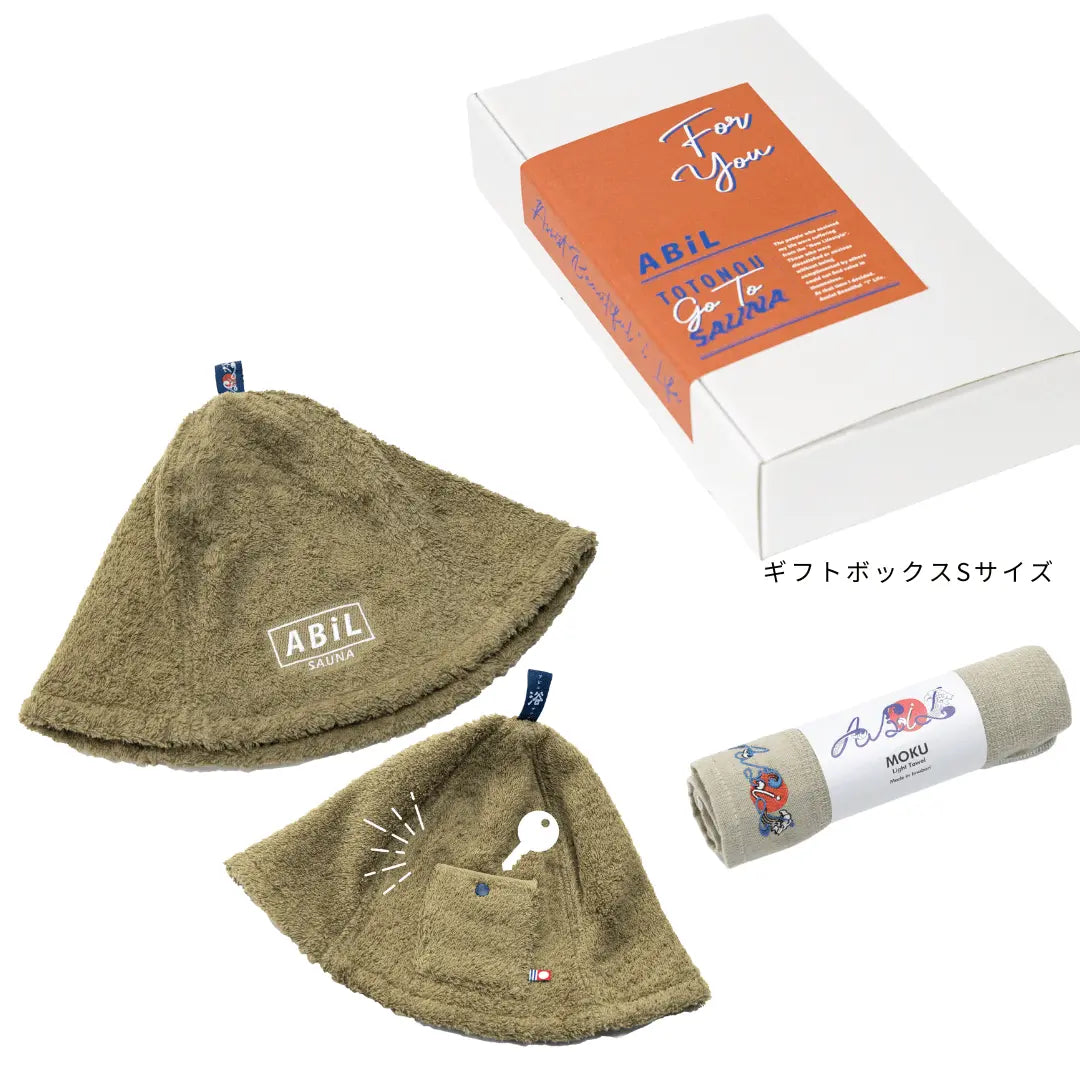 ABiL Sauna Gift-S サウナハット1+MOKUタオル1 ABiL