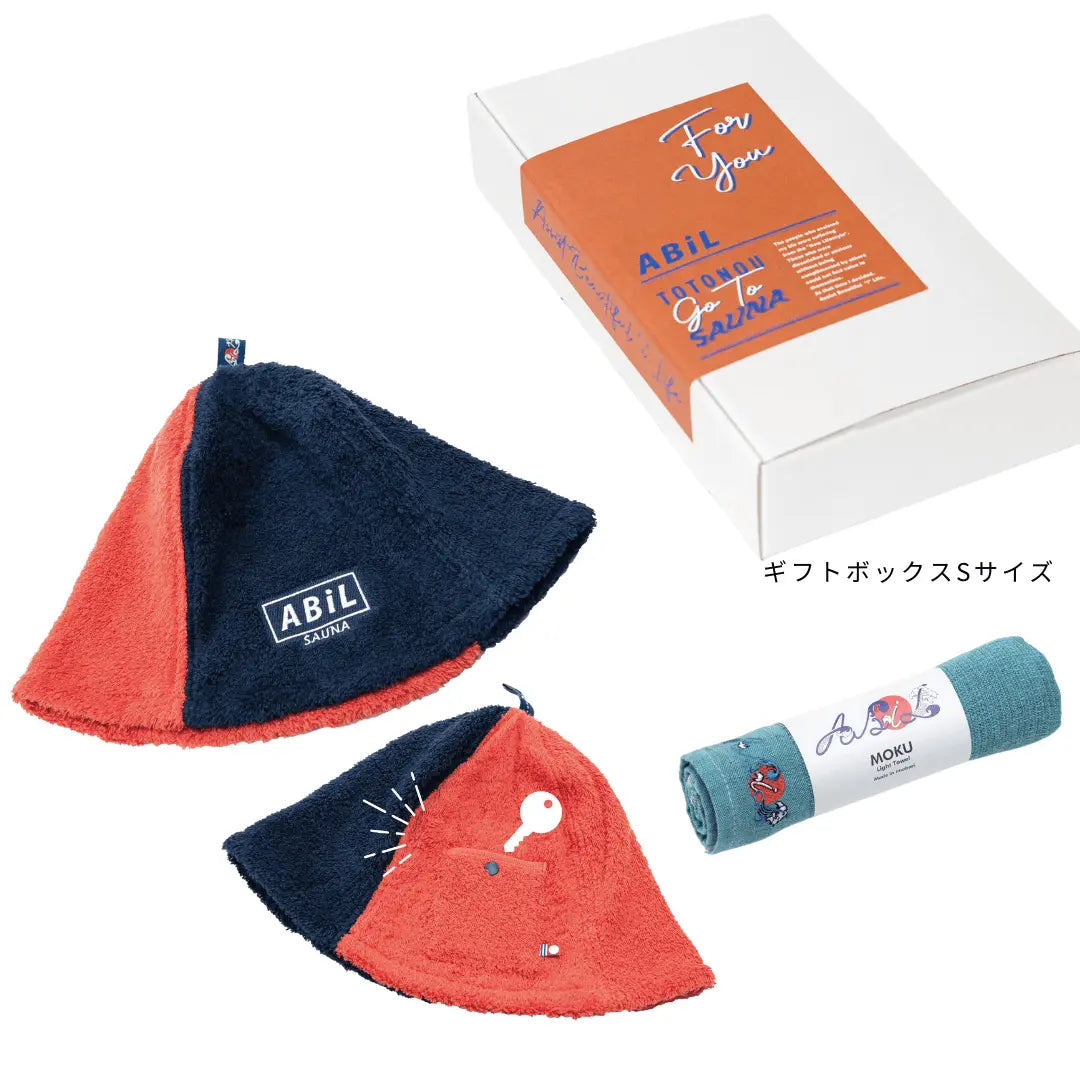 ABiL Sauna Gift-S サウナハット1+MOKUタオル1 ABiL