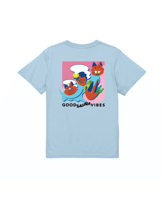 ABiYO? S/S Tee 5.6oz ライトブルー ABiL