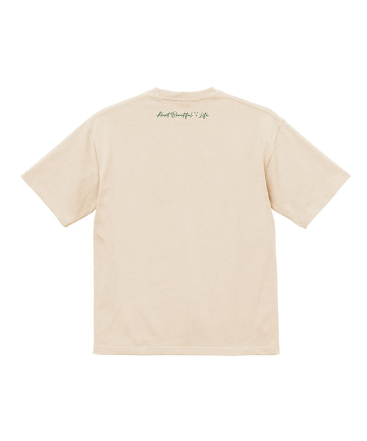 GOOD SAUNA VIBES S/S Tee 9.1oz ヴィンテージナチュラル ABiL