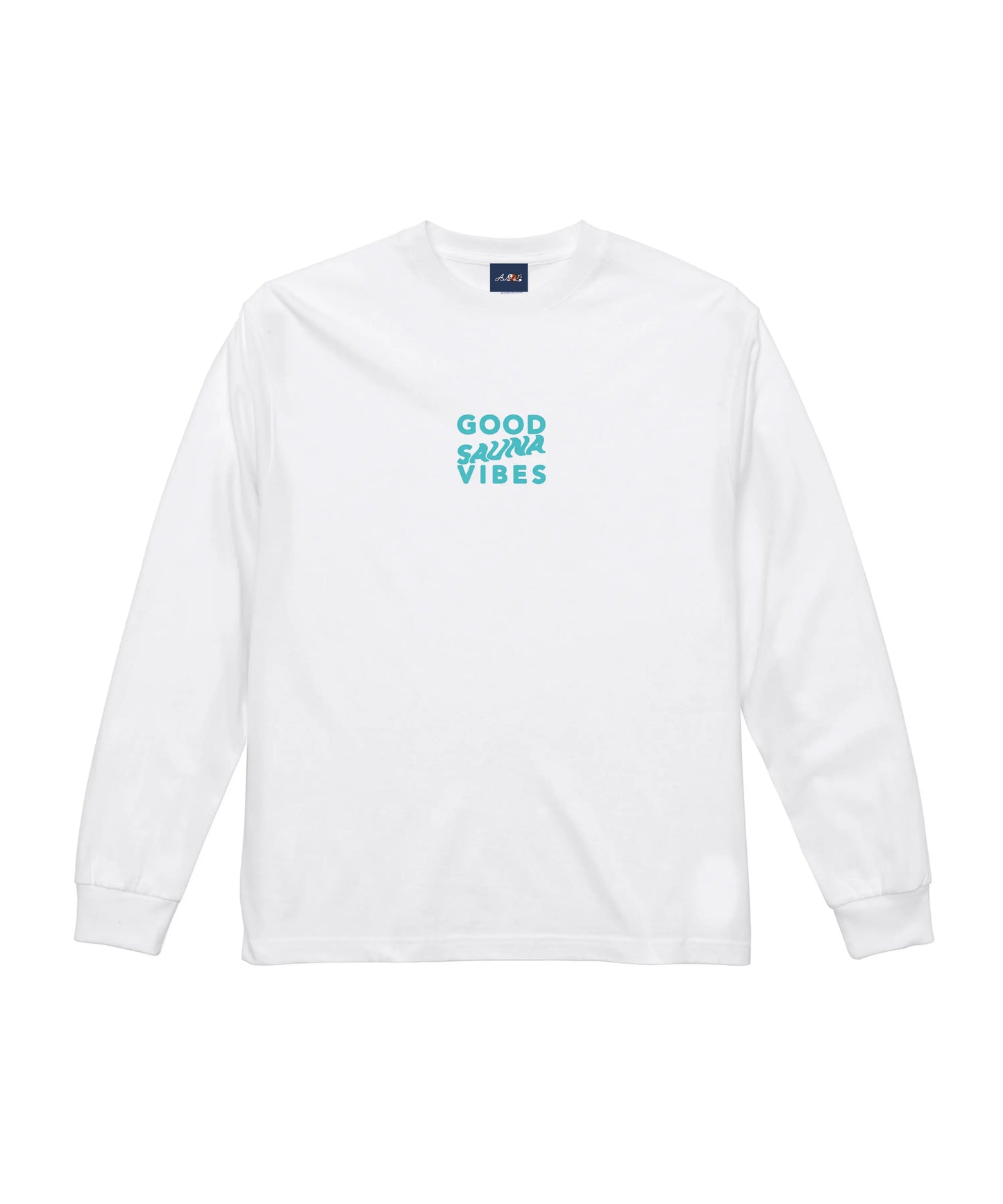 GOOD SAUNA VIBES L/S Tee 6.2oz ホワイト ABiL
