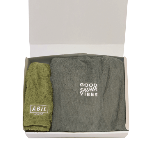 ABiL Sauna Gift-LL Sauna Poncho+サウナハット