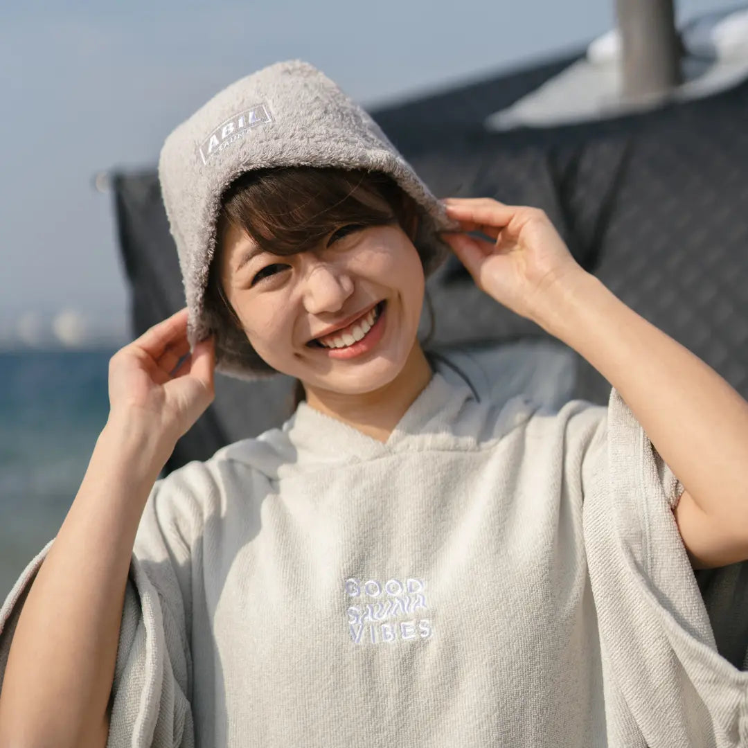 ABiL Sauna Poncho - Ivory ABiL