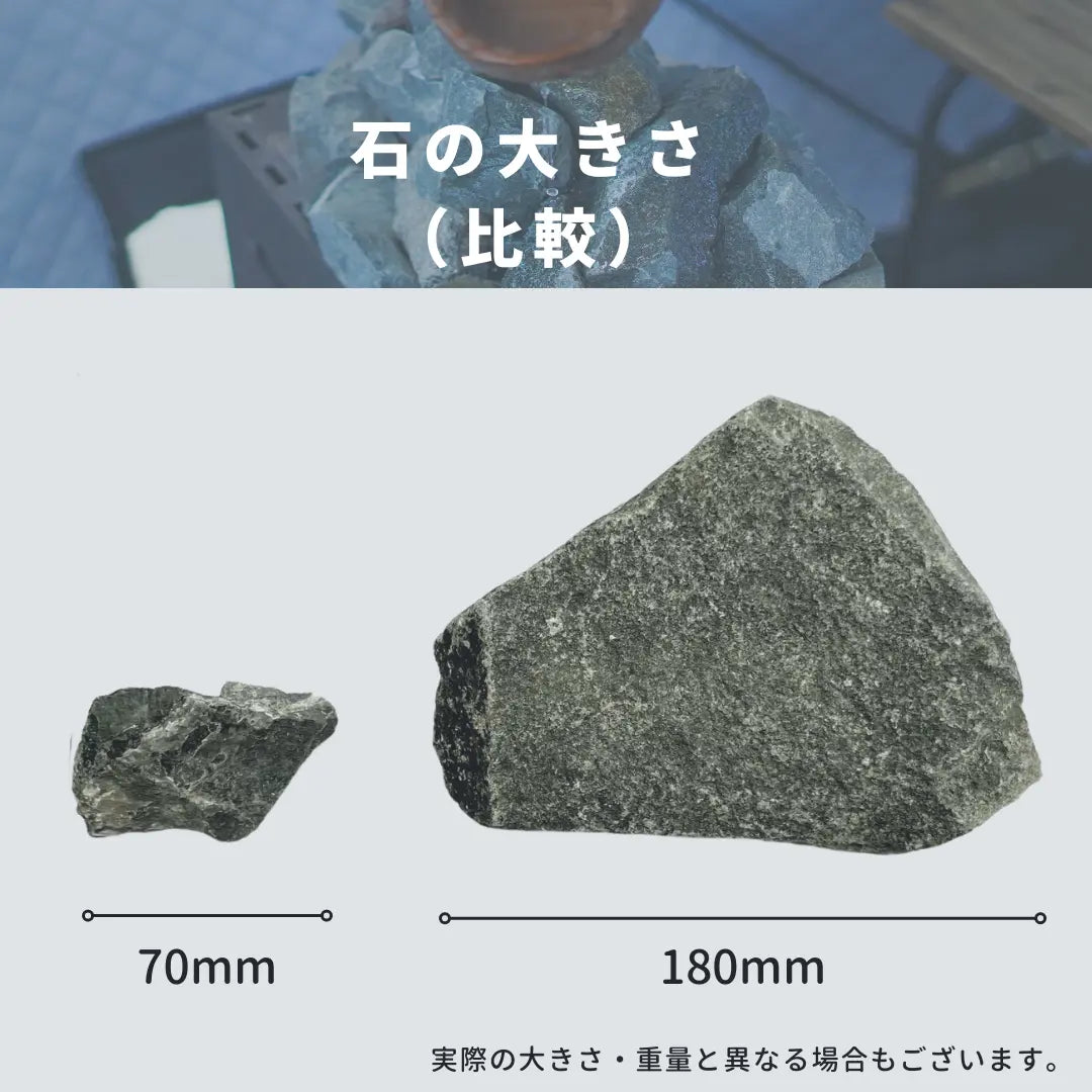 Sauna Stone - サウナストーン 約20kg & 10kg ABiL