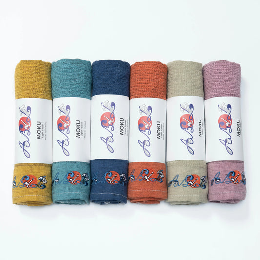 ABiL MOKU Light Towel 6color set- アビル モク ライトタオル 6色セット【今治産タオル】 ABiL