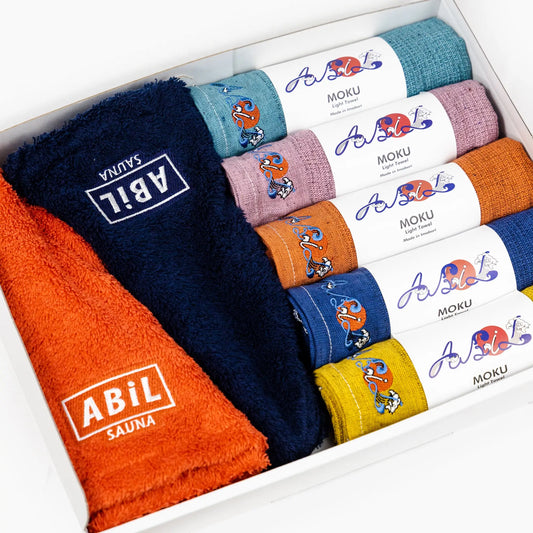 ABiL Sauna Gift-L サウナハット2+MOKUタオル5 ABiL