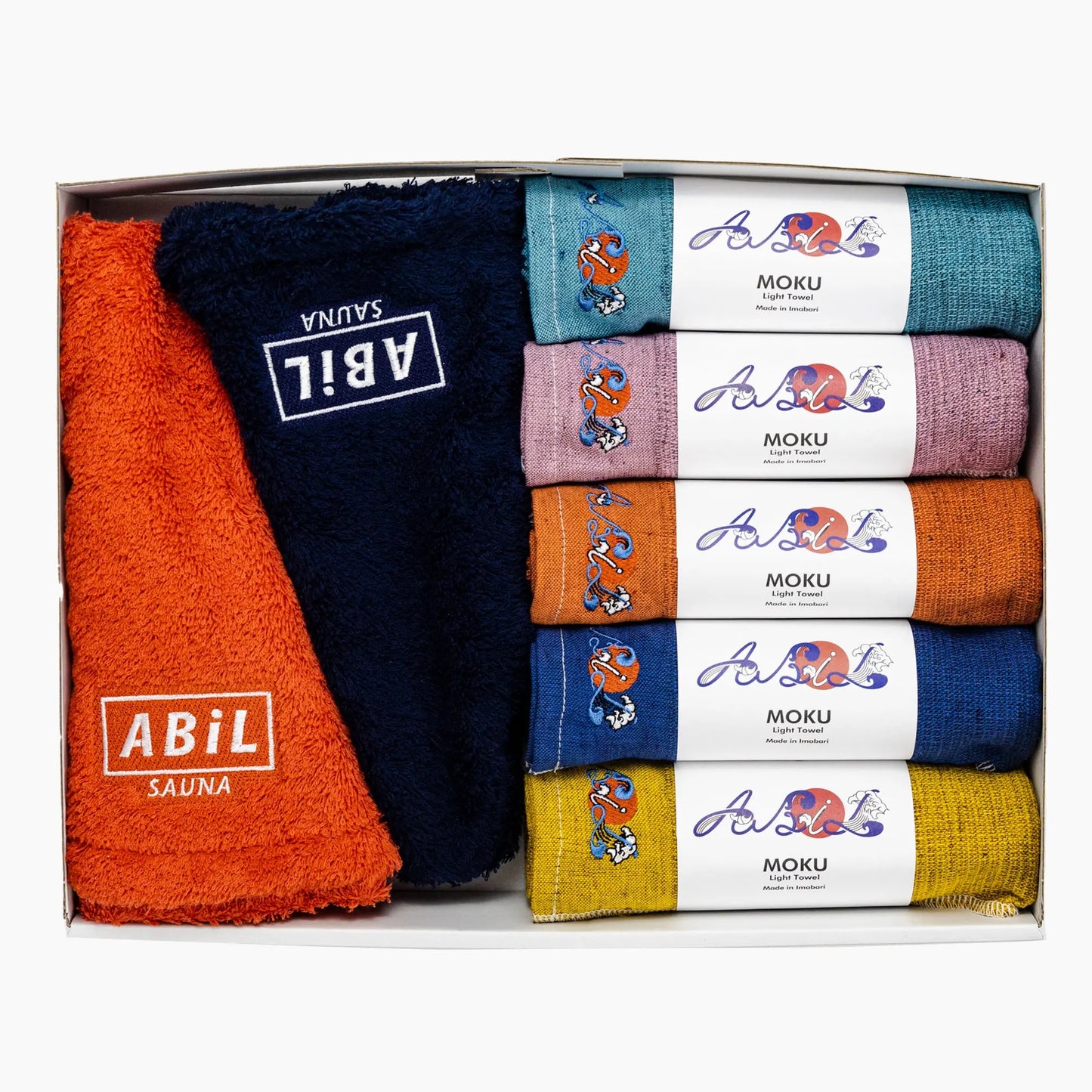 ABiL Sauna Gift-L サウナハット2+MOKUタオル5 ABiL