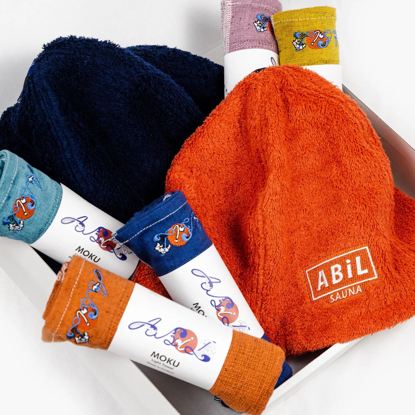 ABiL Sauna Gift-L サウナハット2+MOKUタオル5 ABiL