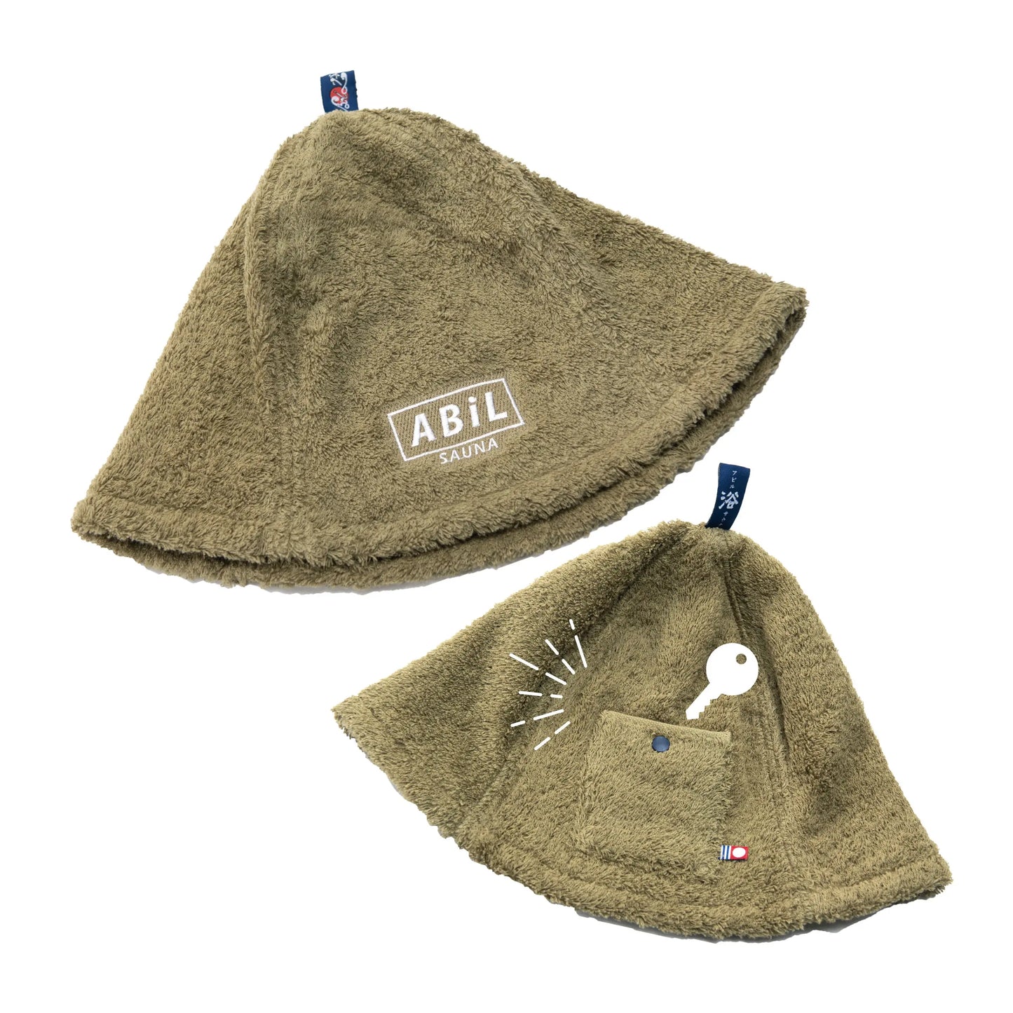 ABiL POCKET - Moss green【今治タオル】 ABiL