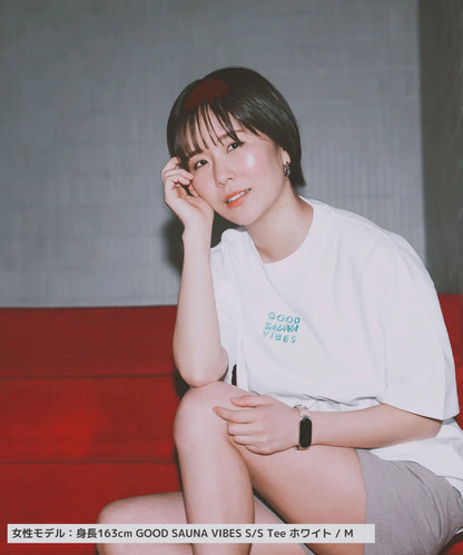 GOOD SAUNA VIBES S/S Tee 9.1oz スミ ABiL