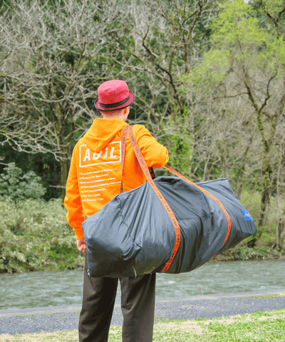 ABiL Logo Parker - Stitched 10oz / サンドカーキ