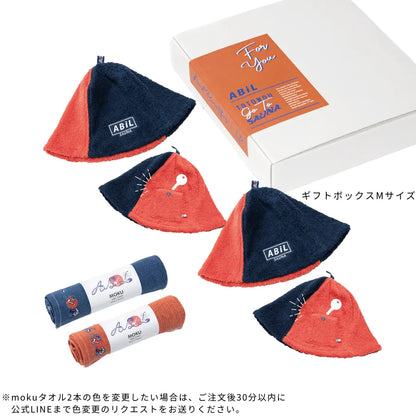 ABiL Sauna Gift-M　サウナハット2+MOKUタオル2 ABiL