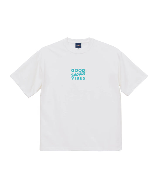 GOOD SAUNA VIBES S/S Tee 9.1oz ホワイト ABiL