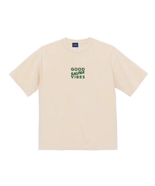 GOOD SAUNA VIBES S/S Tee 9.1oz ヴィンテージナチュラル ABiL