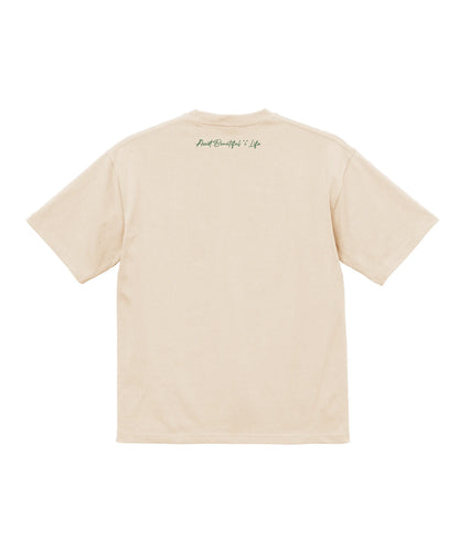 GOOD SAUNA VIBES S/S Tee 9.1oz ヴィンテージナチュラル ABiL