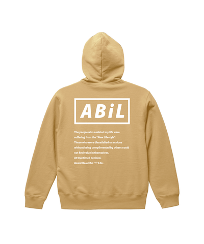 ABiL Logo Parker - Stitched 10oz / サンドカーキ