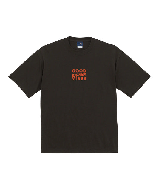 GOOD SAUNA VIBES S/S Tee 9.1oz スミ ABiL