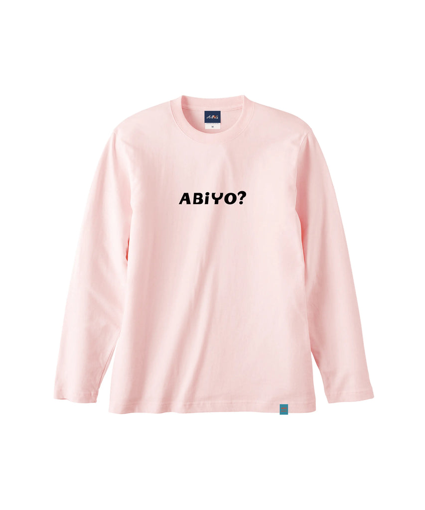 ABiYO? L/S Tee 5.6oz ベビーピンク ABiL