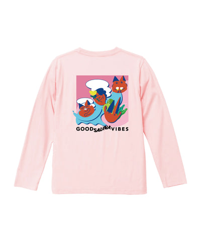 ABiYO? L/S Tee 5.6oz ベビーピンク ABiL