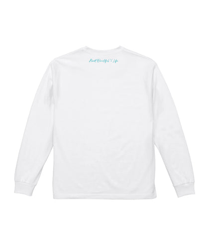 GOOD SAUNA VIBES L/S Tee 6.2oz ホワイト ABiL