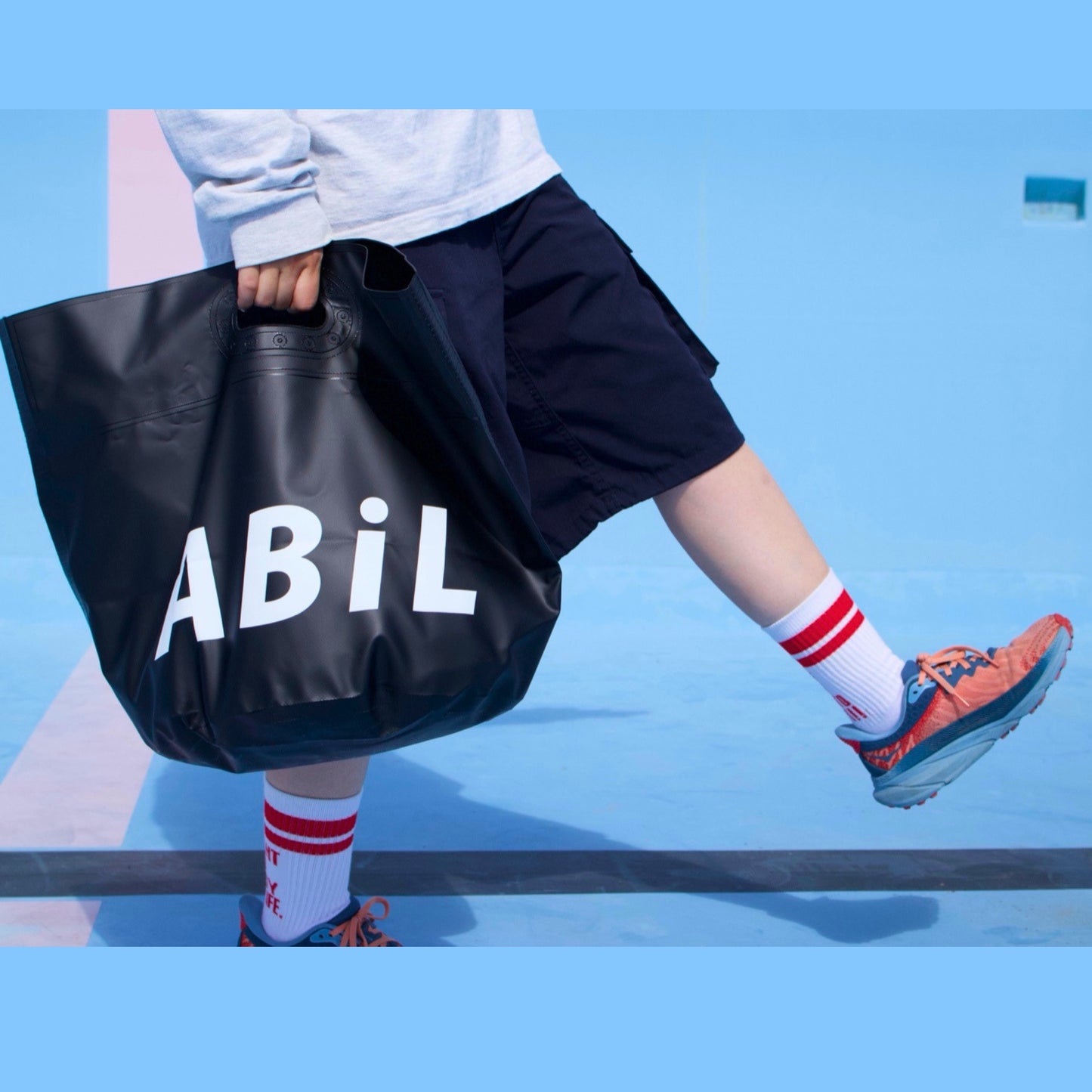 ABiL BOUSUI BAG BLACK 持ち運び 防水バッグ タウンユース