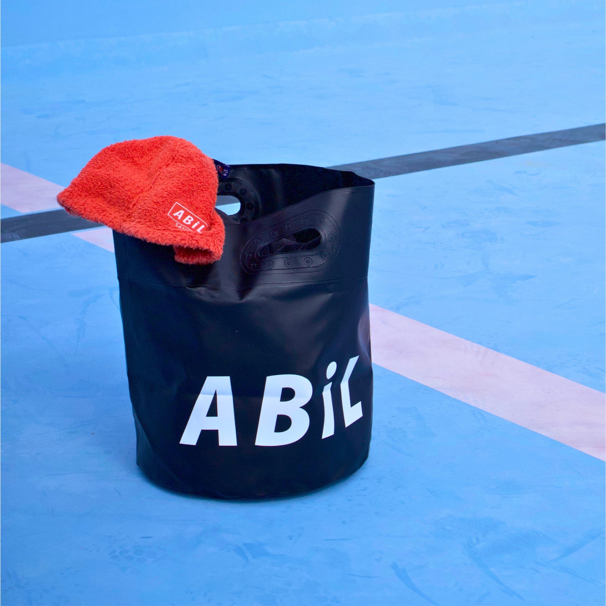 ABiL BOUSUI BAG BLACK サウナハットとあわせて使える 防水バッグ