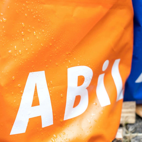 ABiL BOUSUI BAG ORANGE 防水性 水滴 防水PVC素材
