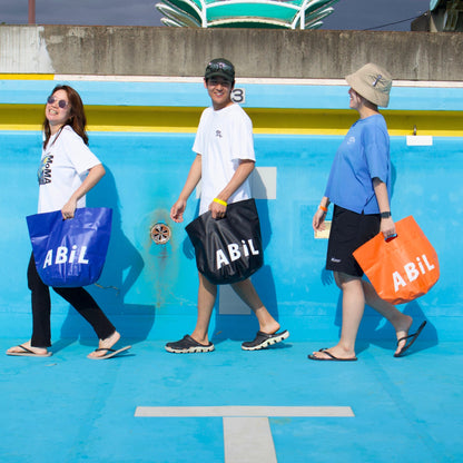 ABiL BOUSUI BAG BLUE BLACK ORANGE プール アウトドア