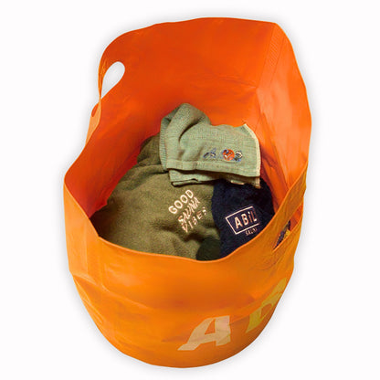 ABiL BOUSUI BAG ORANGE ポンチョ・サウナハット・タオル・水着が入る約25L 防水バッグ