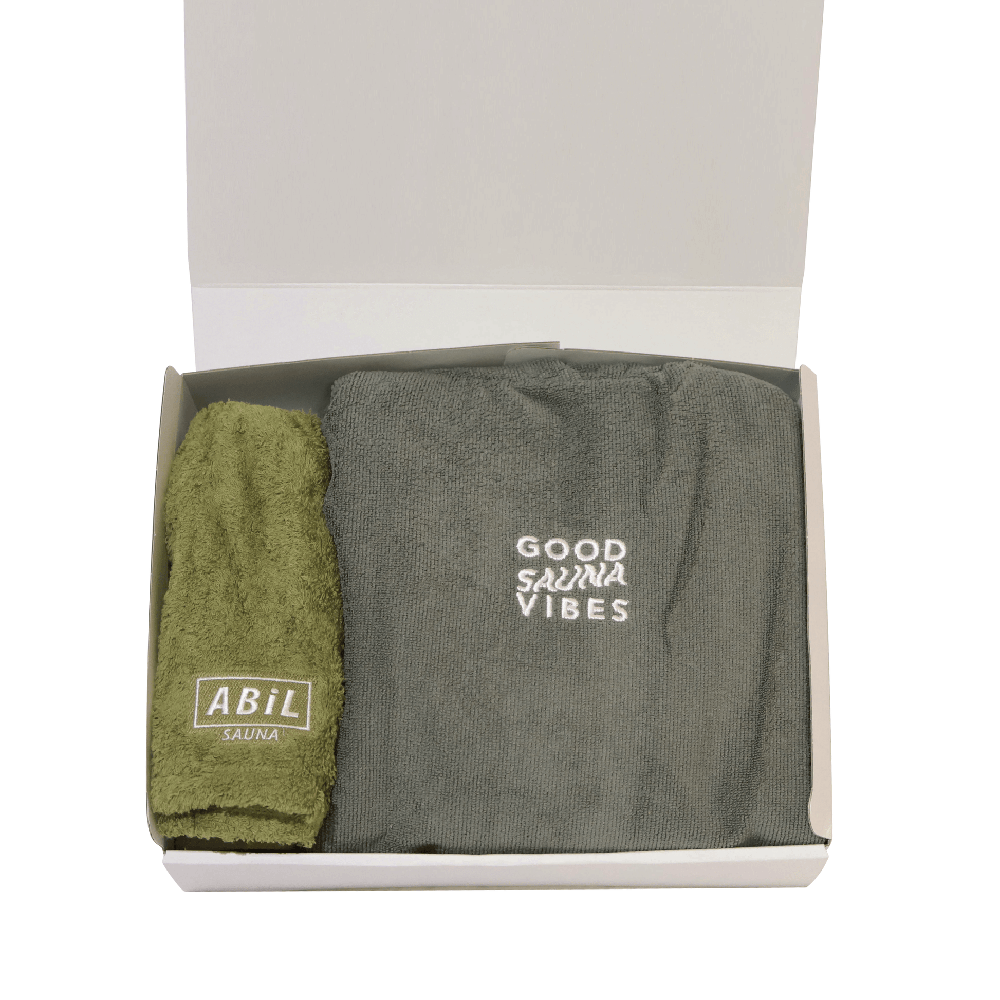 ABiL Sauna Gift|サウナポンチョ + サウナハット|特別な日に ABiL Sauna Gift|サウナポンチョ + サウナハット|特別な日に