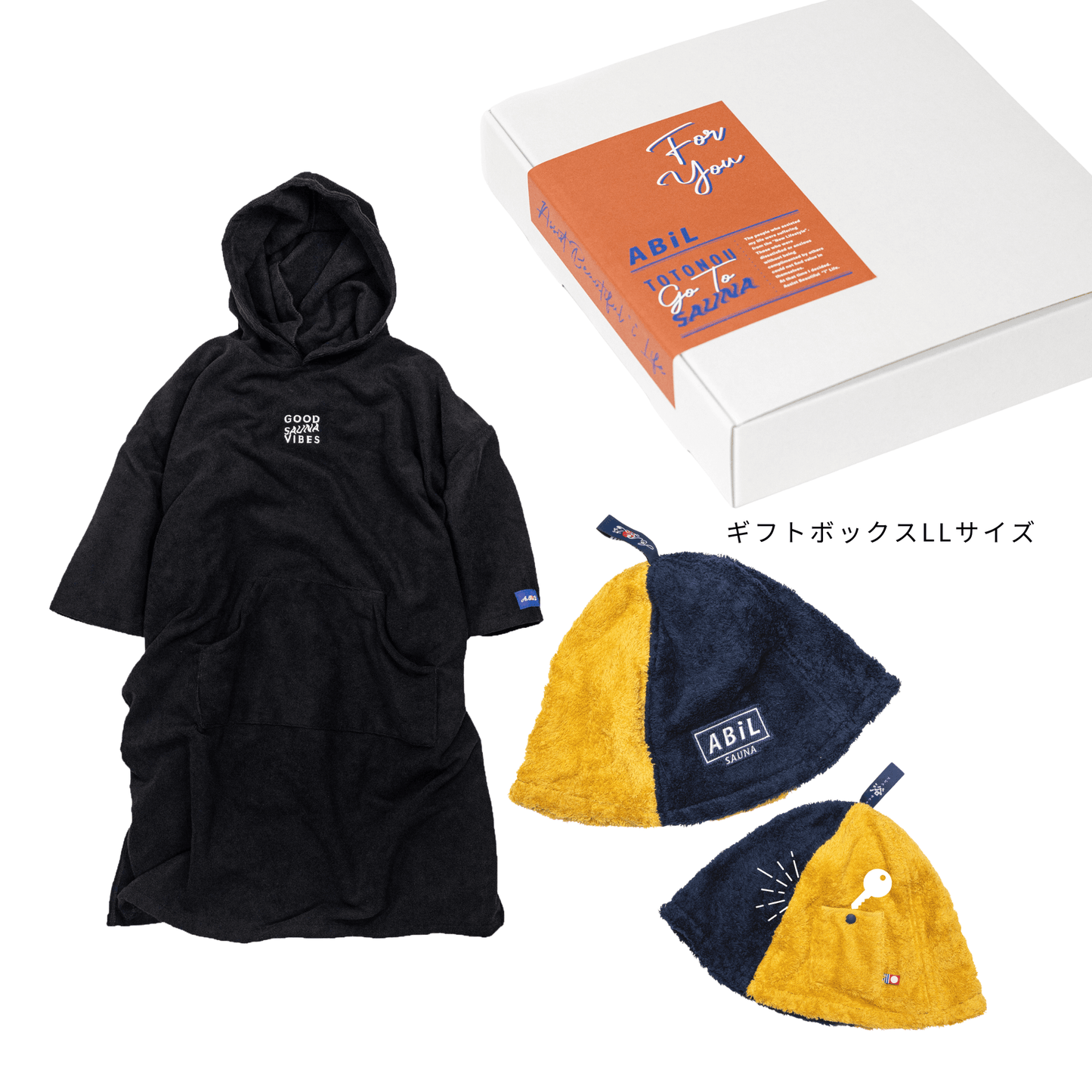ABiL Sauna Gift-LL  Sauna Poncho+サウナハット