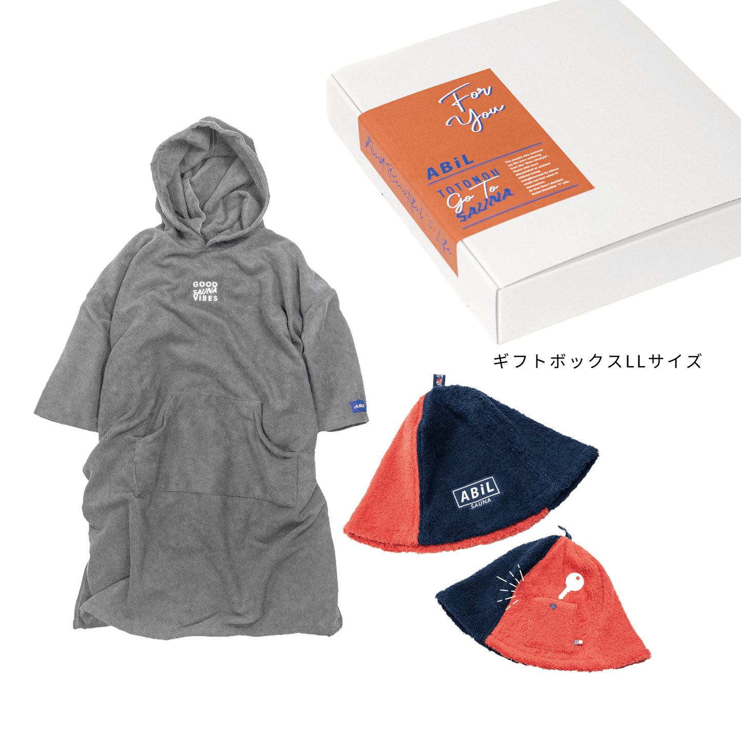 ABiL Sauna Gift-LL  Sauna Poncho+サウナハット