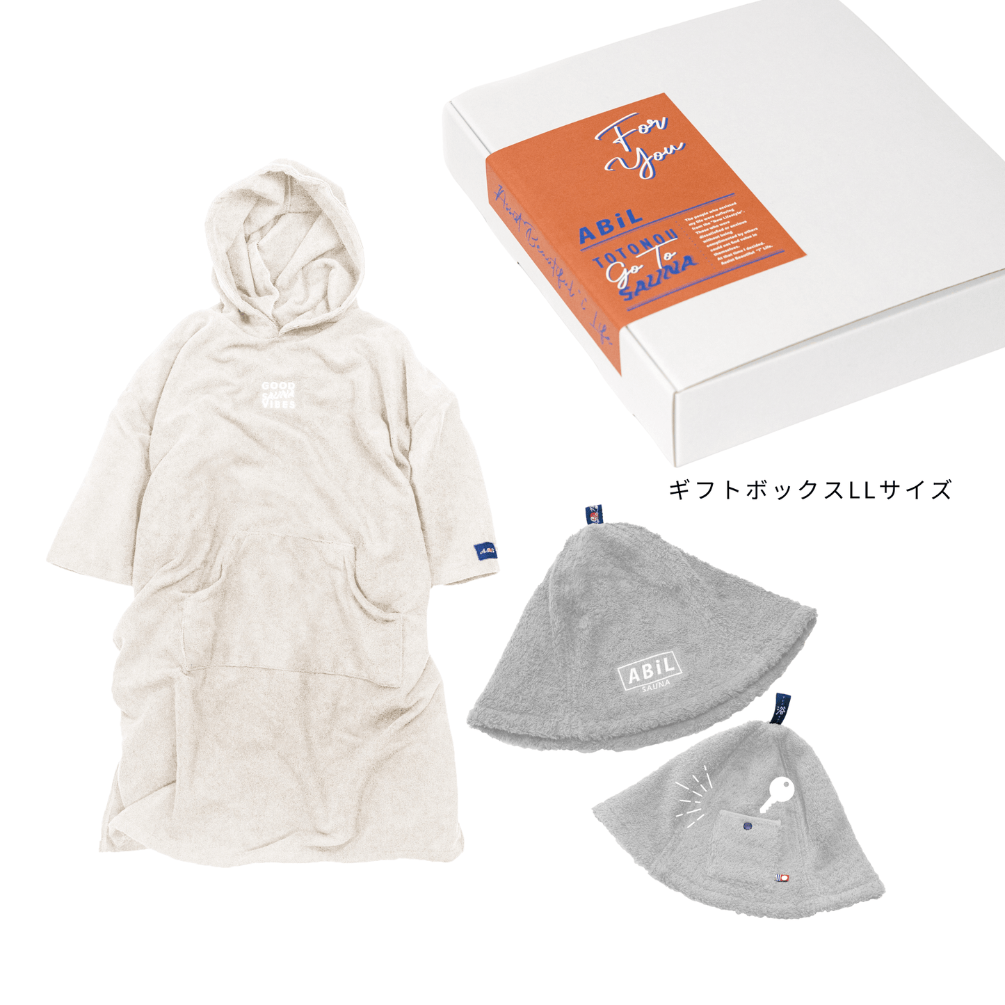 ABiL Sauna Gift-LL  Sauna Poncho+サウナハット
