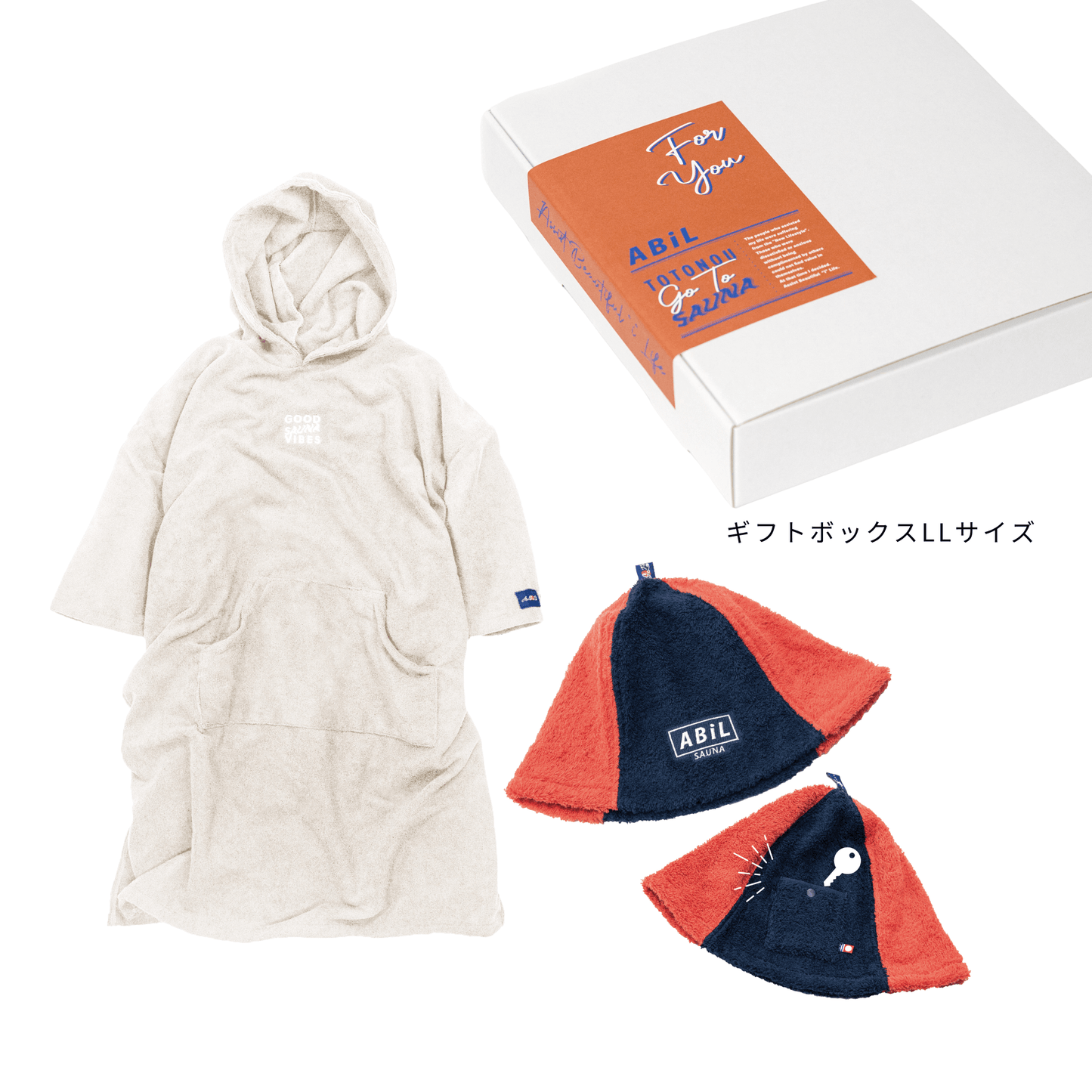 ABiL Sauna Gift-LL  Sauna Poncho+サウナハット