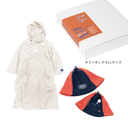 ABiL Sauna Gift｜サウナポンチョ + サウナハット