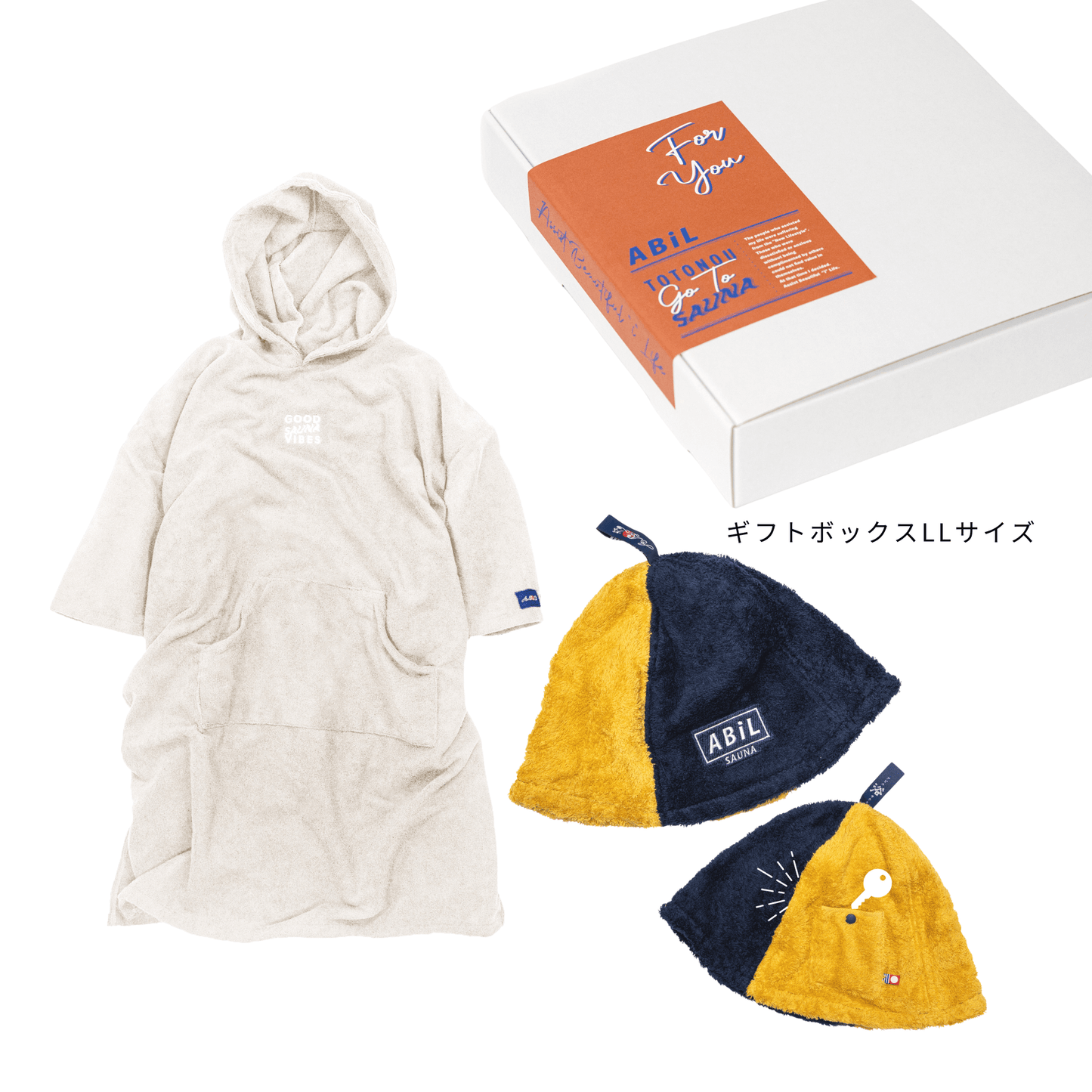 ABiL Sauna Gift-LL  Sauna Poncho+サウナハット