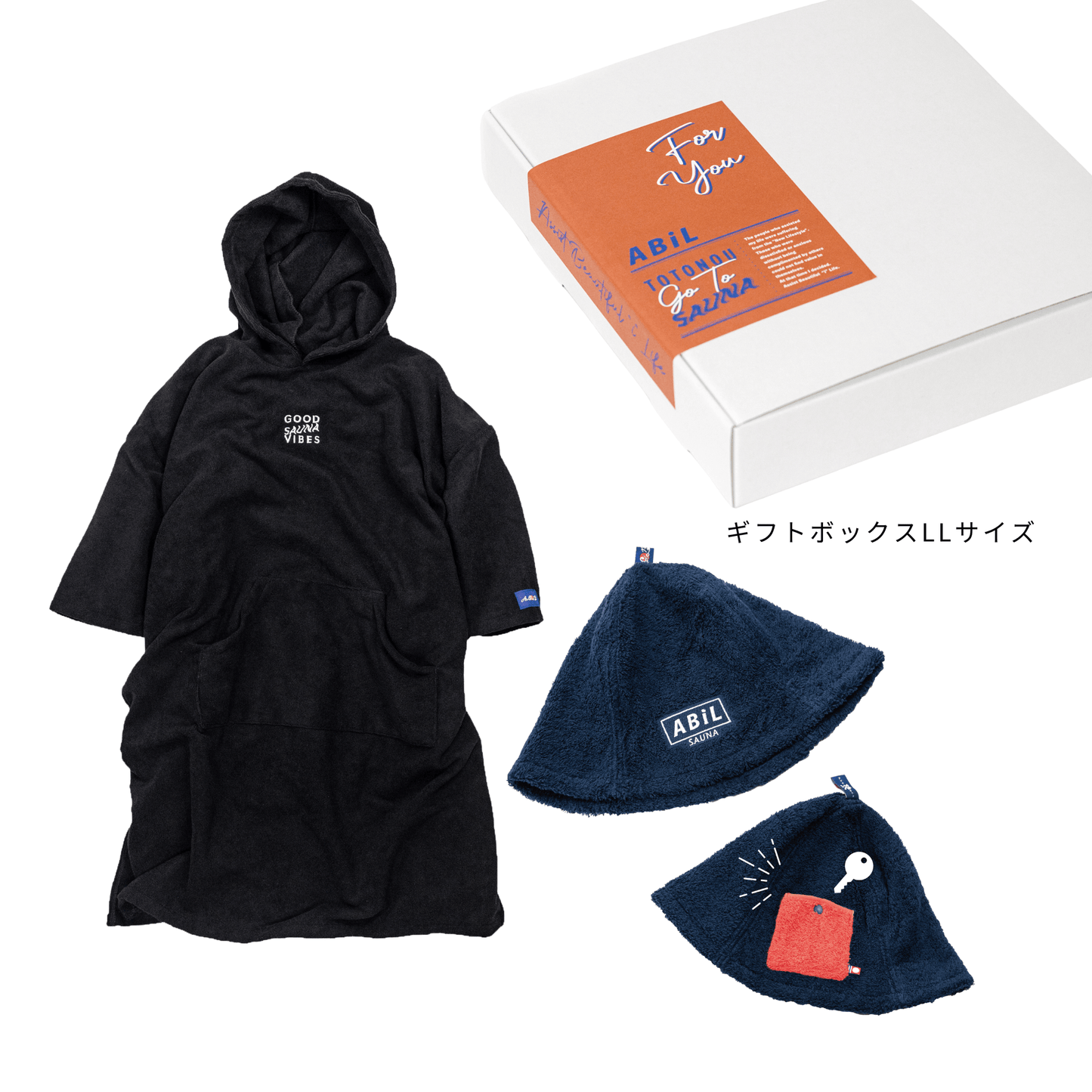 ABiL Sauna Gift-LL  Sauna Poncho+サウナハット