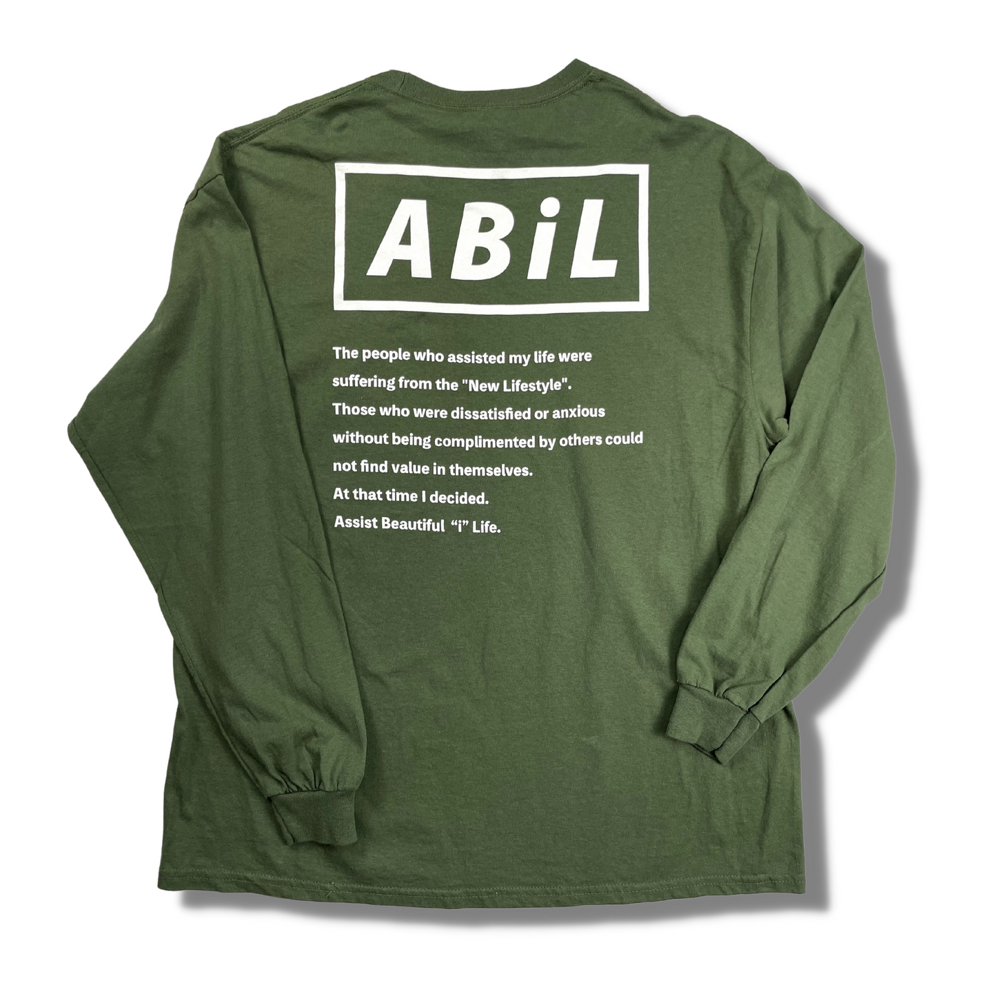 ABiL Logo Long Tees - Moss green