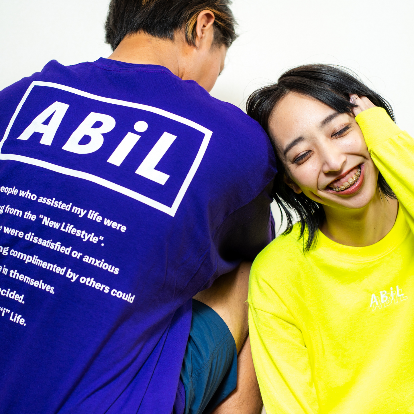 ABiL Logo Long Tees - Purple