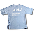 ABiL Logo Big Tees - Acid Blue