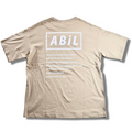 ABiL Logo Big Tees - Sand Beige