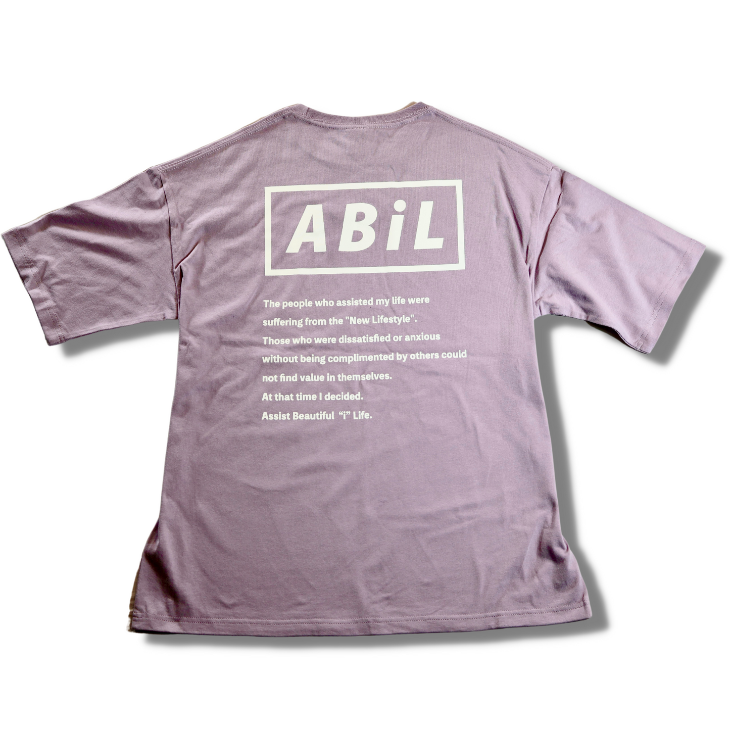 ABiL Logo Big Tees - Smoky Purple