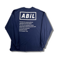 ABiL Logo Long Tees - Navy