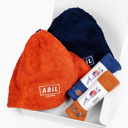 ABiL Sauna Gift-M　サウナハット2+MOKUタオル2 ABiL